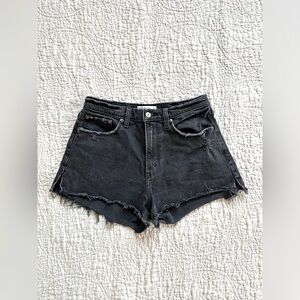 Abercrombie - Black Denim Shorts